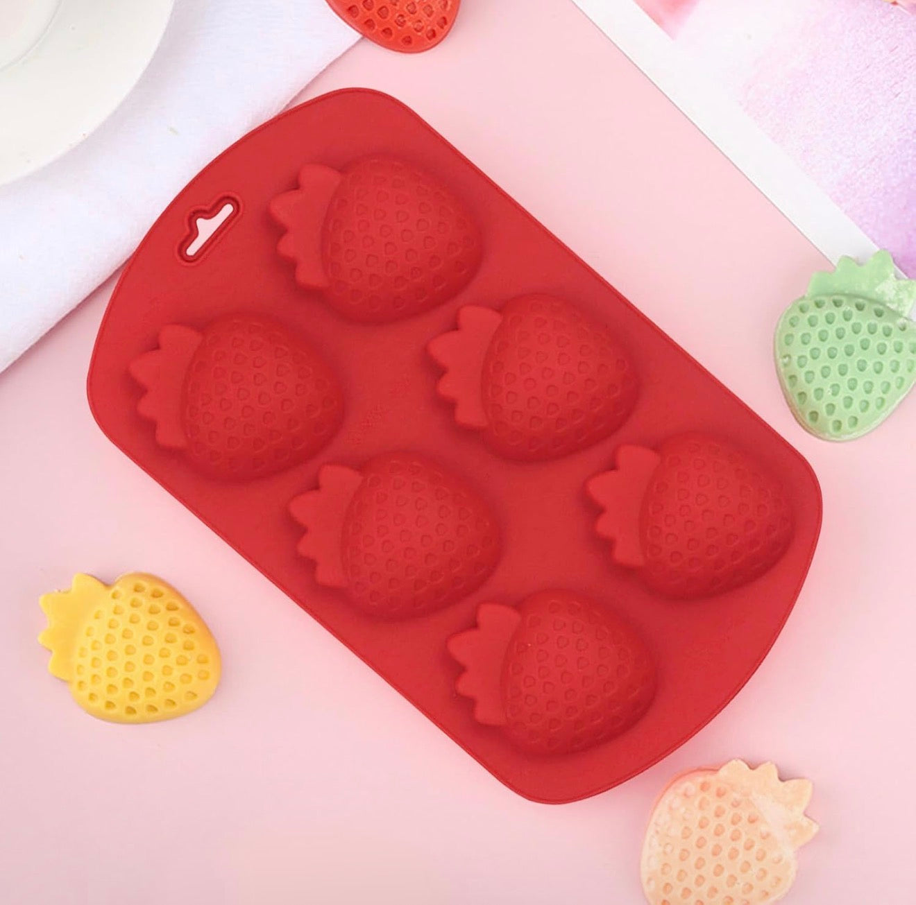 Silicone Strawberry Mold