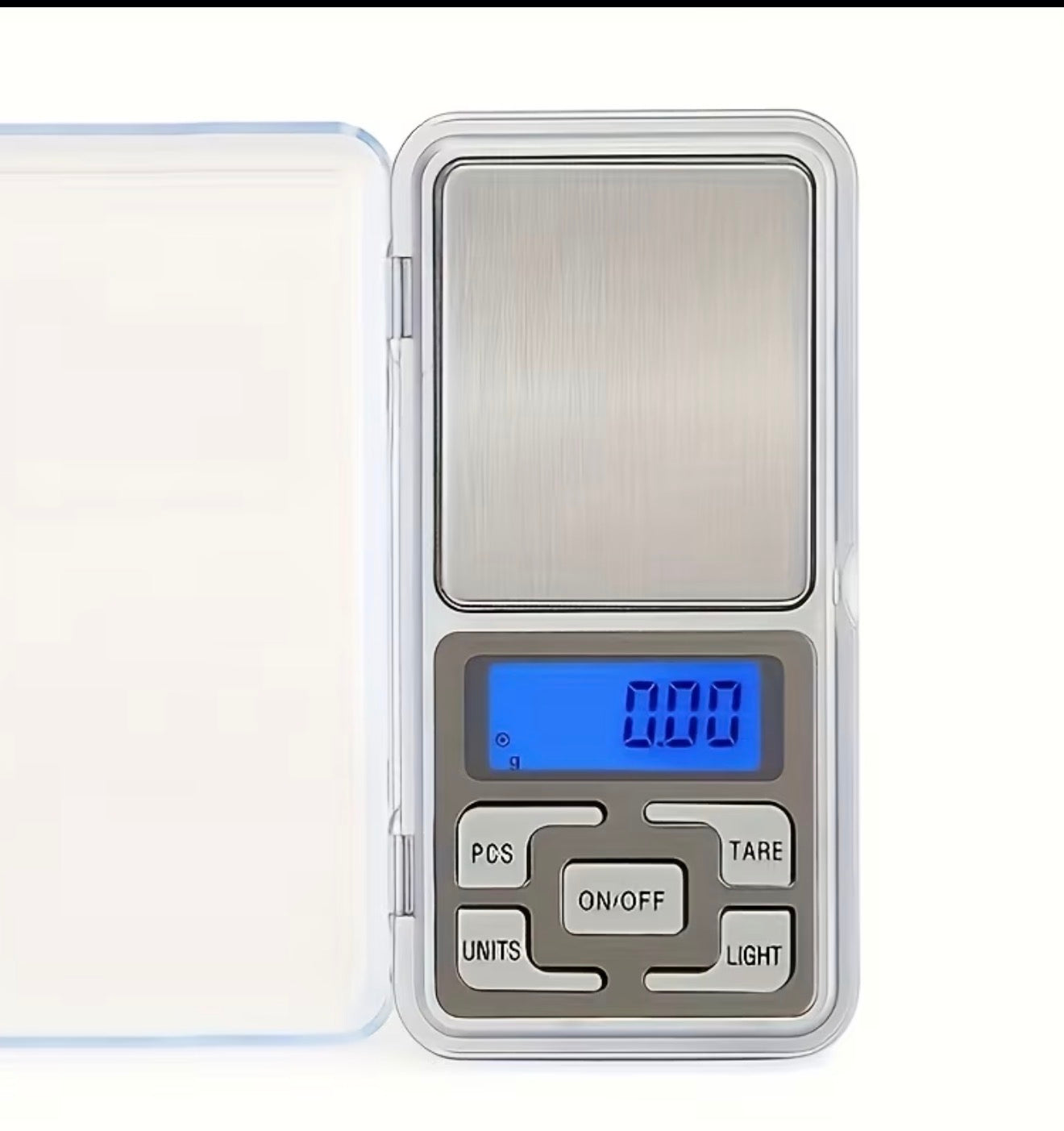 Balanza Digital de Precisión con Pantalla LCD 500g/0.01g
