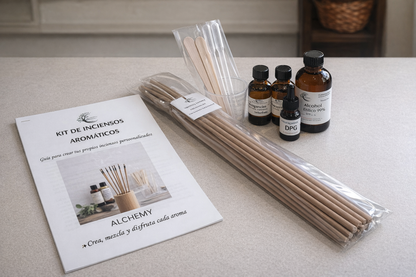 Kit para crear inciensos aromáticos