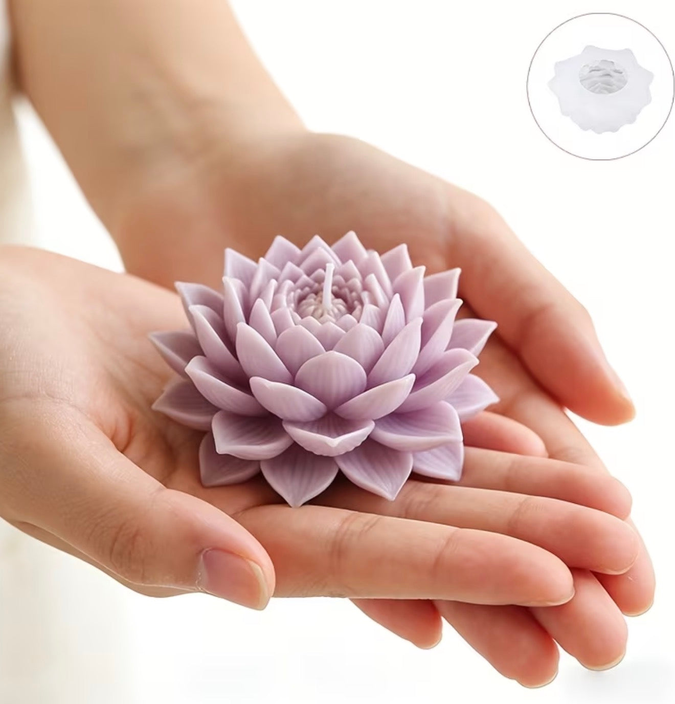 💥DISPONIBLE PRONTO💥 Molde de silicona flor de loto