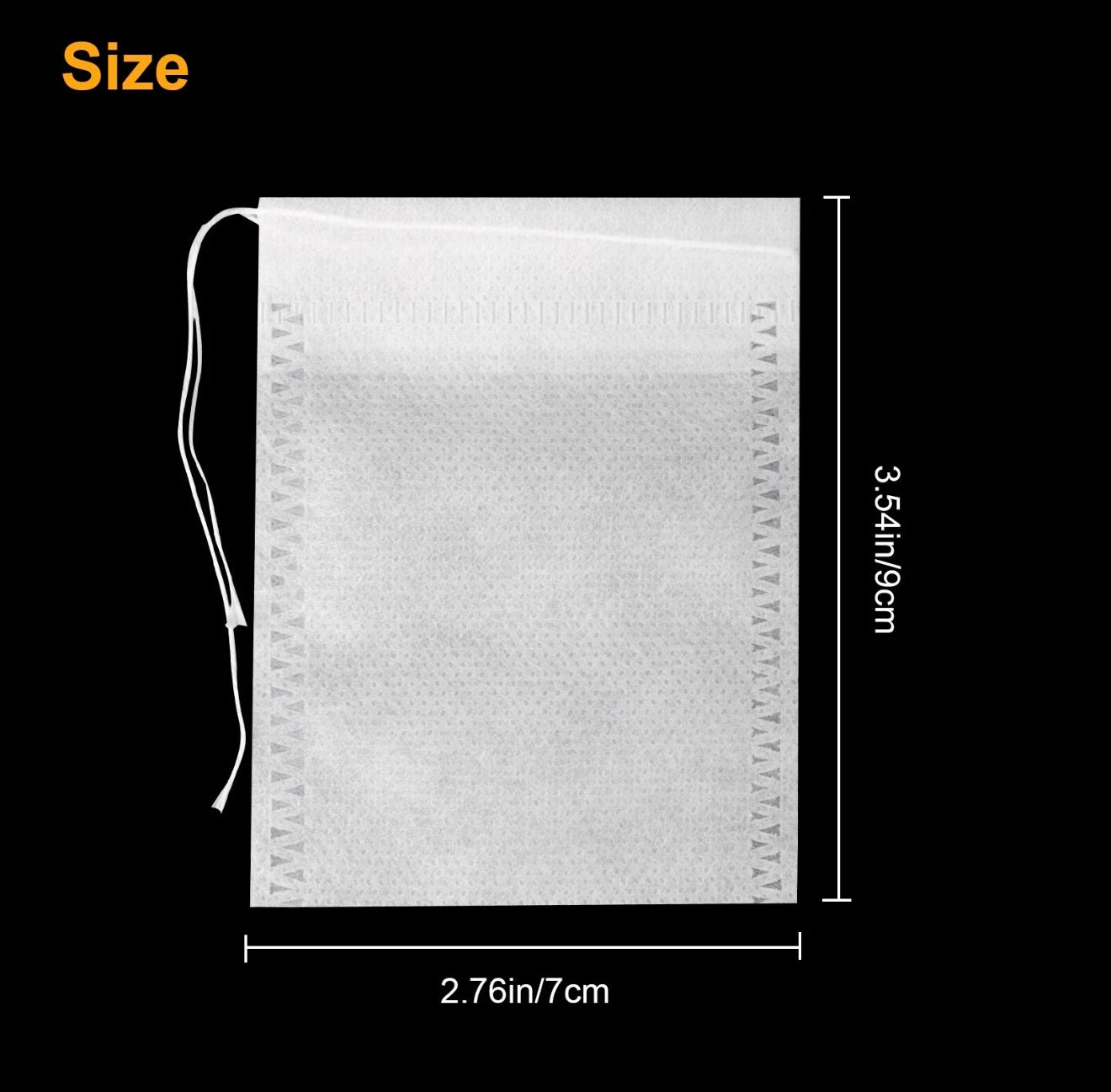 Bolsas para Infusiónes  7x9 cm (50 pcs)