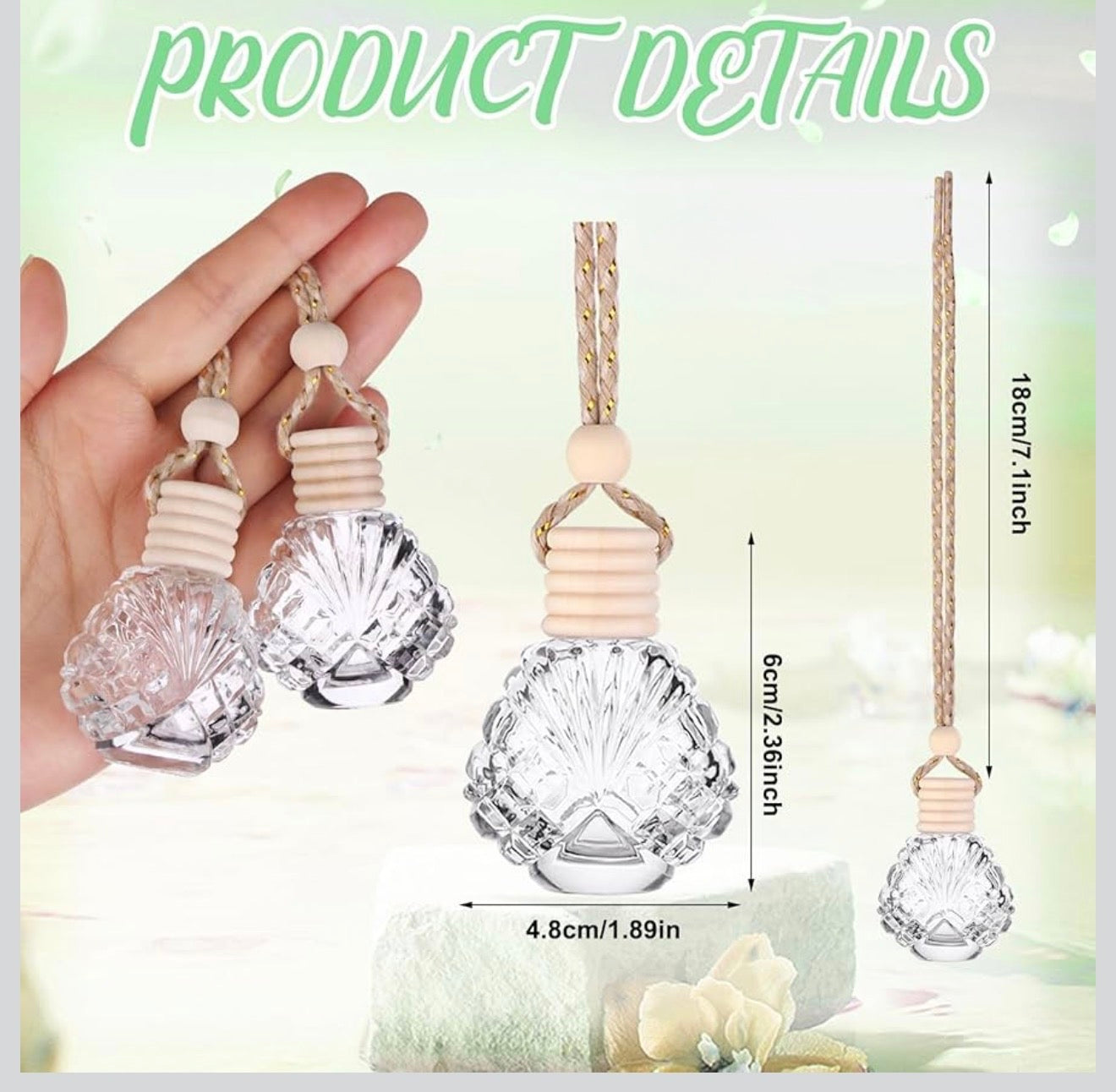 💥DISPONIBLE PRONTO💥 Car Diffuser Shell (Empty) 8 ml