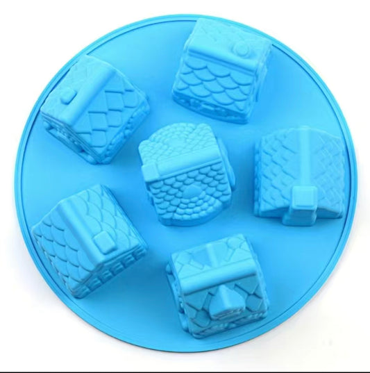 Christmas House Silicon Mold