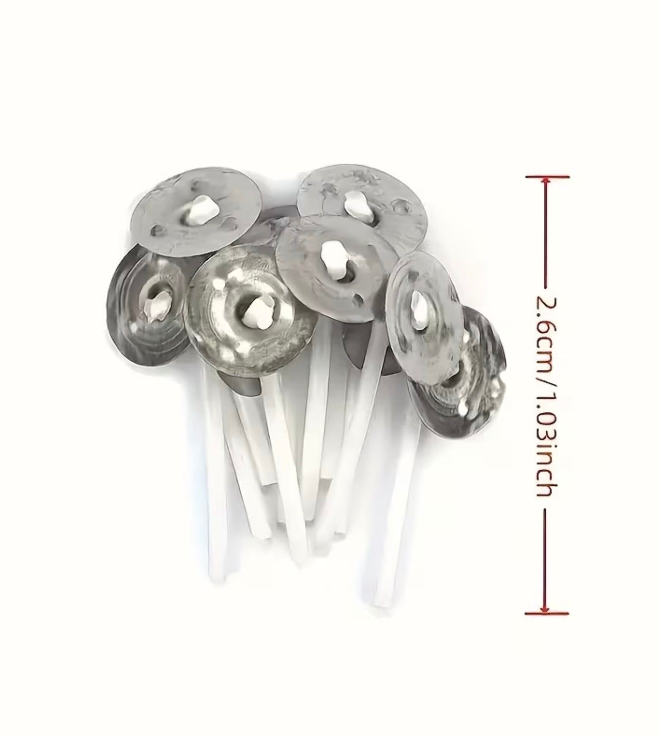 Mechas Pre-Enceradas - 1.0 pulgadas, Ideal para Tealight