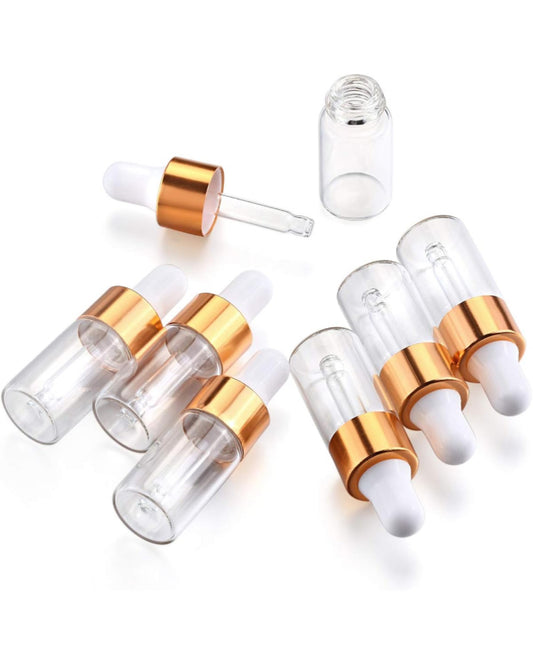 3 ml Botellas Clear con goteros 10 PCS