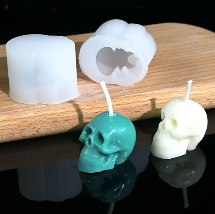 Mini Skull Silicone Molde