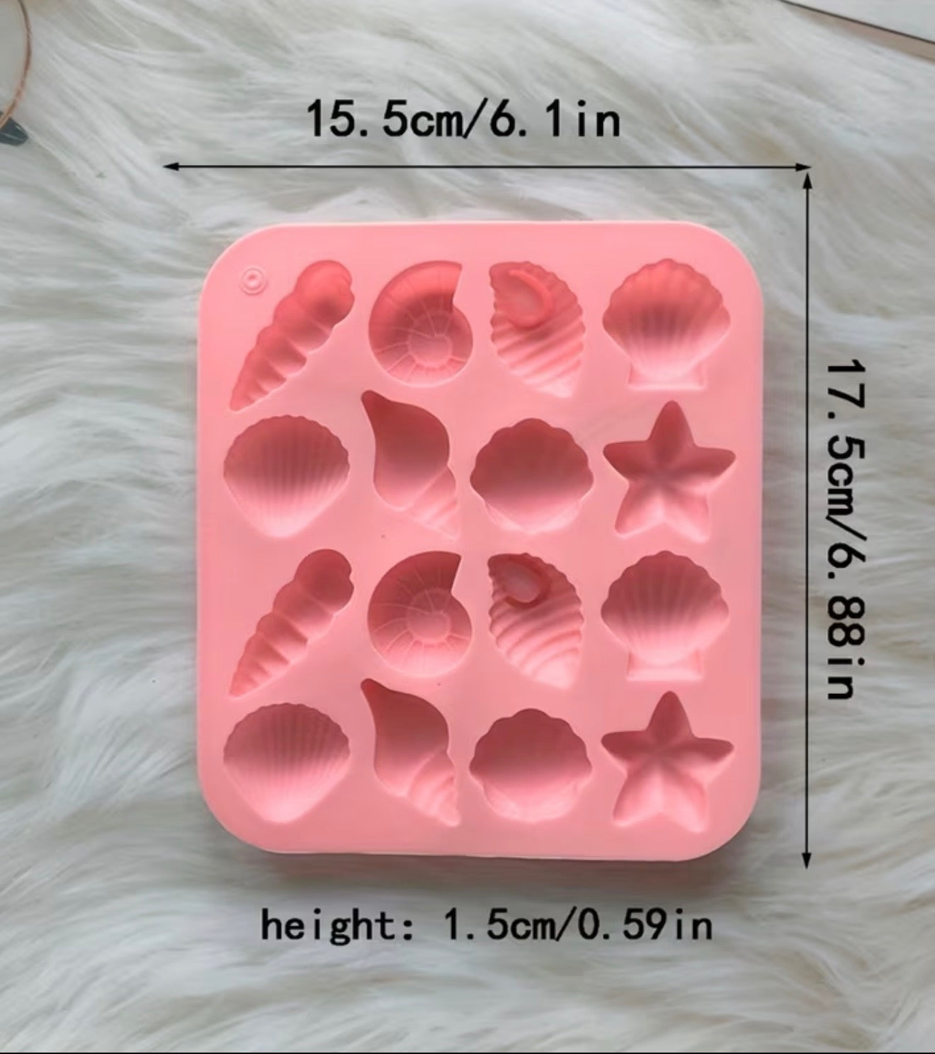 💥DISPONIBLE PRONTO💥 Shell Silicone Mold