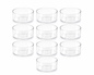 Plastic Tea Light Candle Containers (10 pcs)