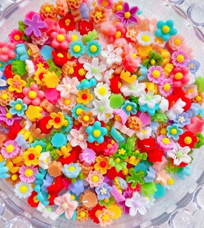 Mini Resin Flowers – Decorative Embellishments