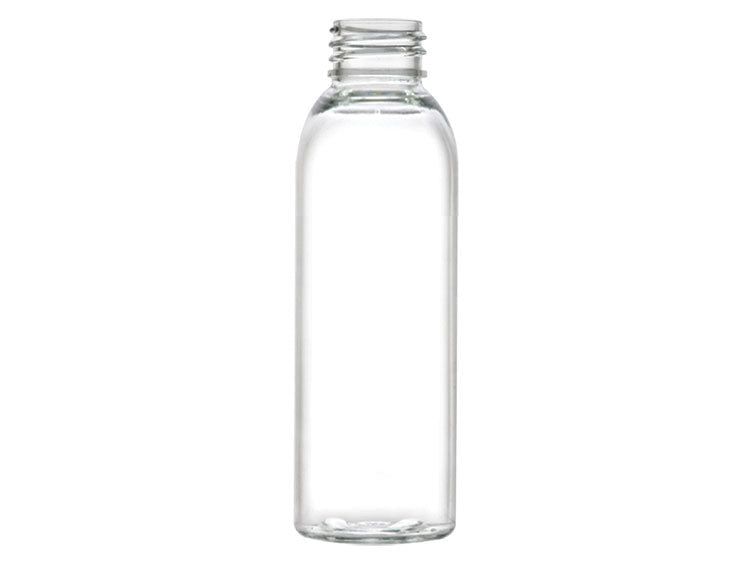 1 oz Clear Round Bullet Plastic Bottle w/ Cap  (10 PCS)