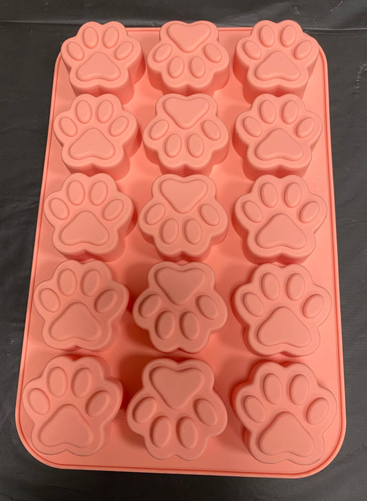 Pet Paw Print Silicone Mold