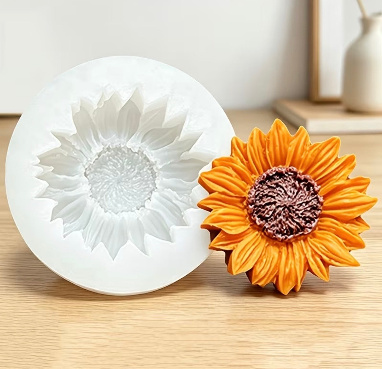 Sunflower silicone mold