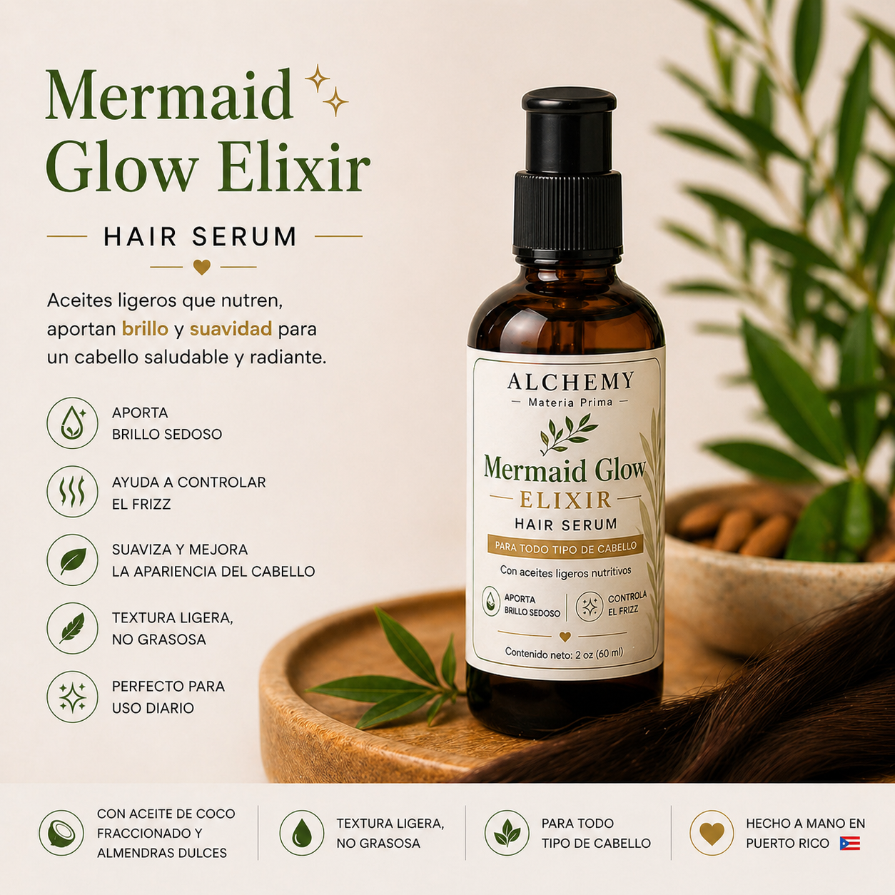 Alchemy Hair Serum 2 oz (60 ml)