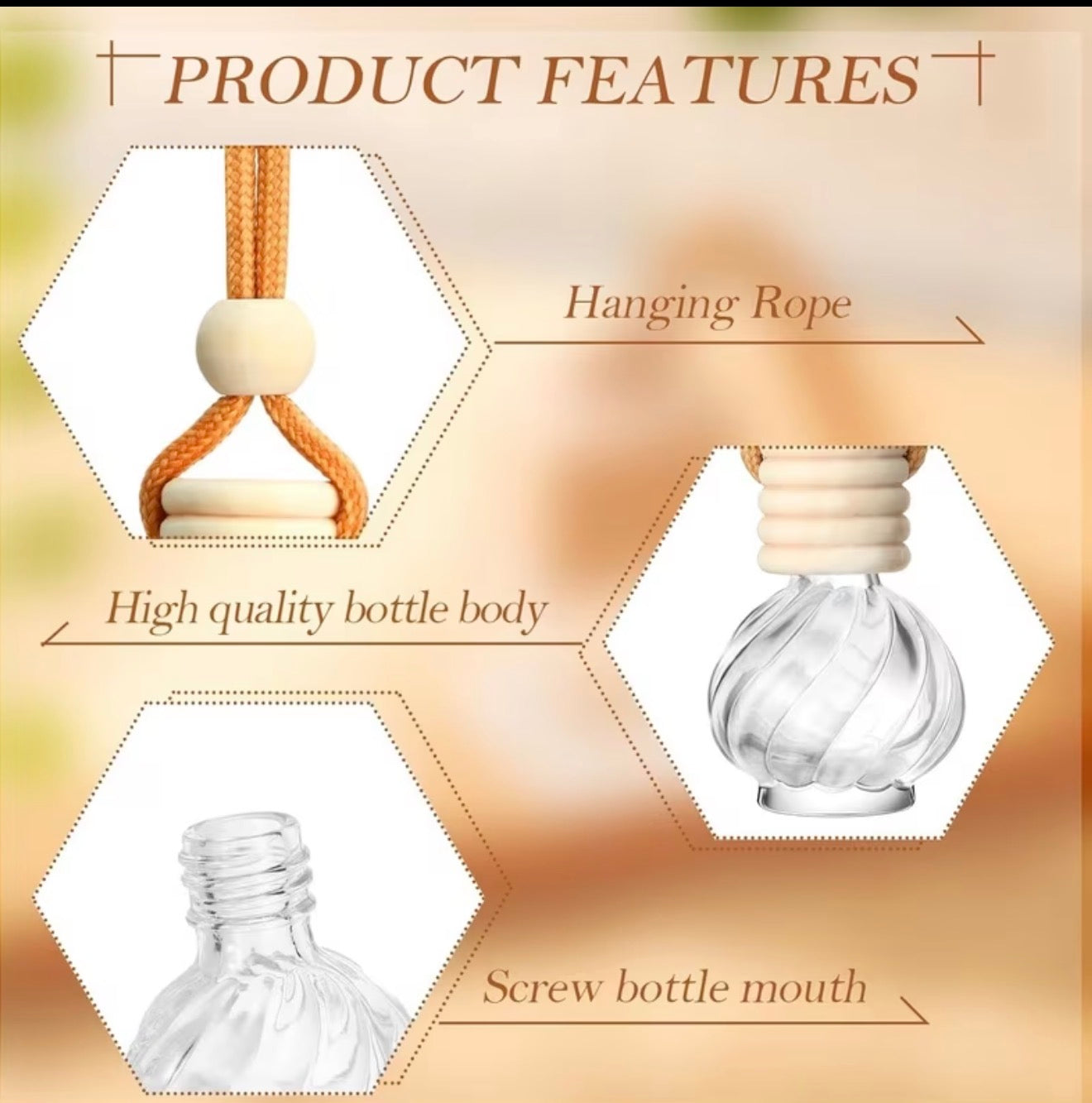 Car Diffuser Spiral (Empty) 9 ml