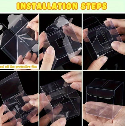 💥DISPONIBLE PRONTO💥 CLEAR PVC GIFT BOX (10 PCS) 2”x2”x2”