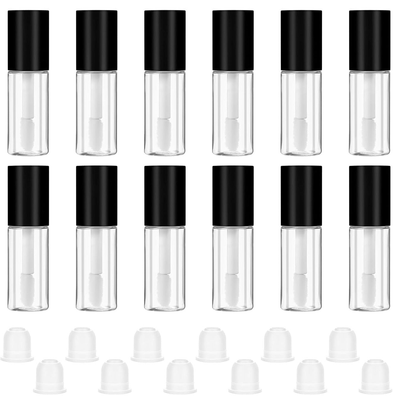 Mini Lip Gloss Tubes 0.11 oz (12PCS)