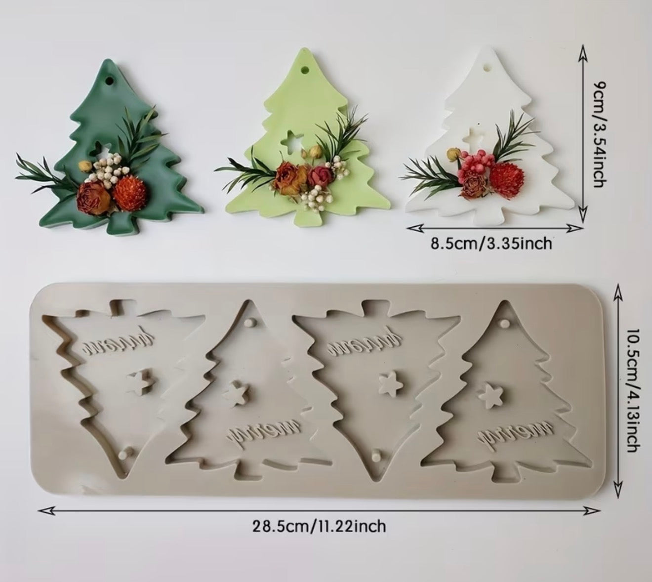 💥DISPONIBLE PRONTO💥 Molde para ambientadores colgantes Arbol de Navidad