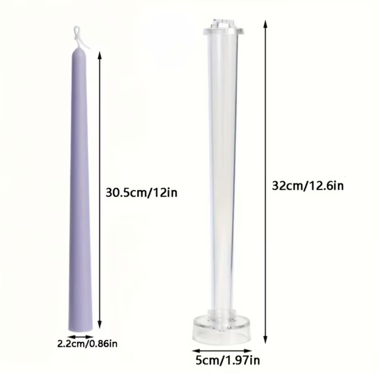 Molde para Velas Tipo Taper (Velas Largas)