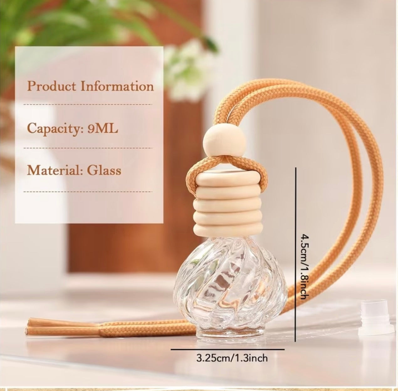 Car Diffuser Spiral (Empty) 9 ml