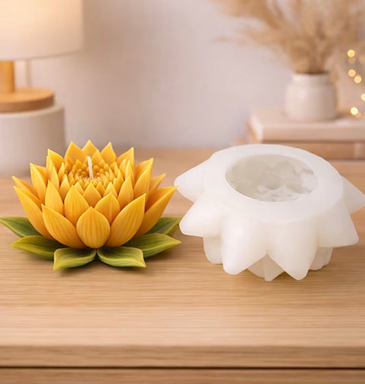 💥DISPONIBLE PRONTO💥 Molde de silicona flor de loto
