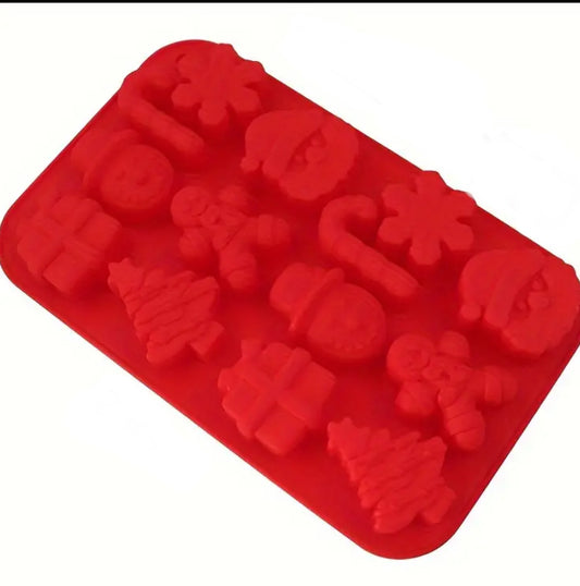 Christmas mix Silicone mold