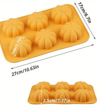 Molde silicon de calabazas