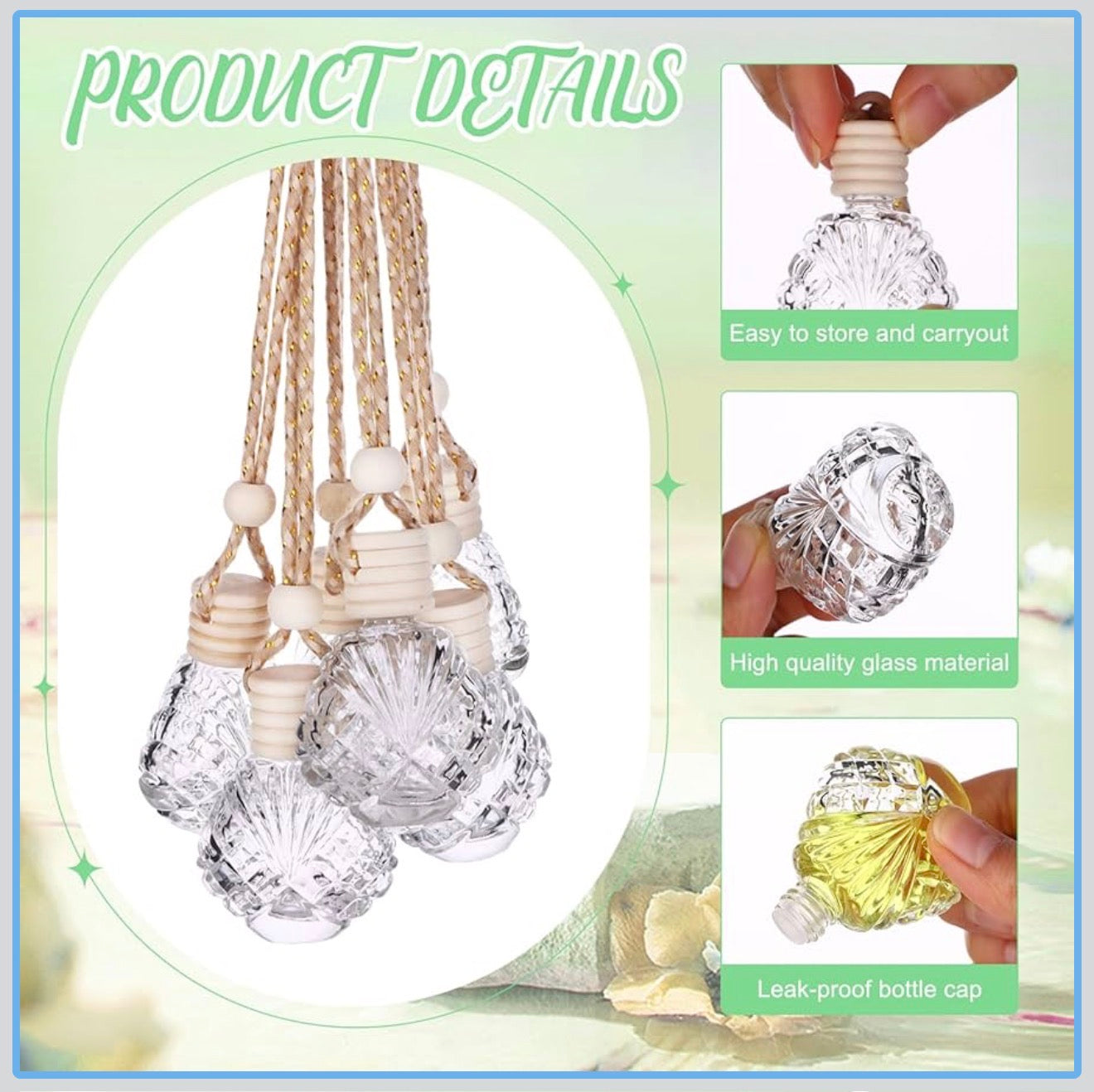 💥DISPONIBLE PRONTO💥 Car Diffuser Shell (Empty) 8 ml