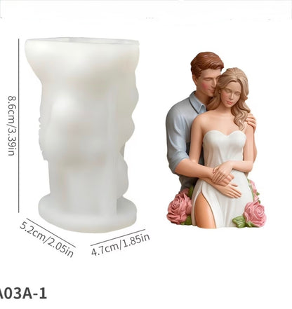 Molde de Silicona Enamorados