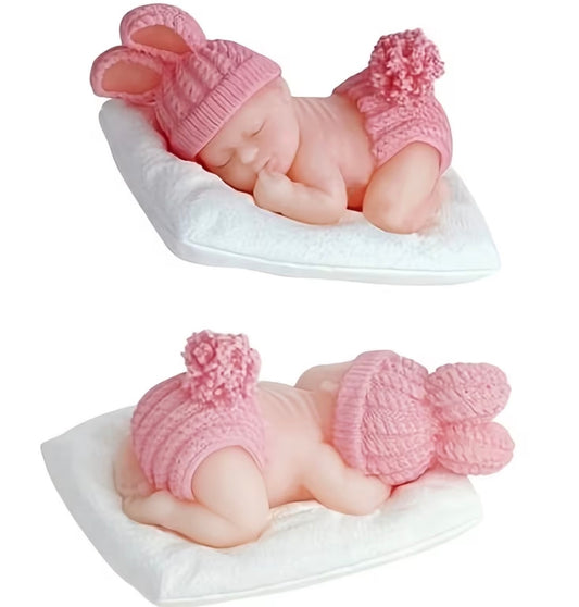 💥DISPONIBLE PRONTO💥 Molde silicona bebe durmiendo