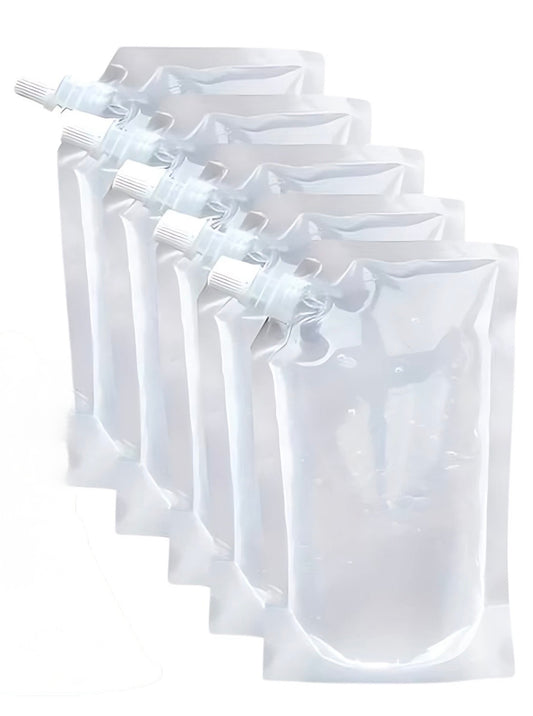Clear Plastic Pouches W/Spout Bag 16 oz (10 PCS)