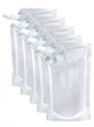 Clear Plastic Pouches W/Spout Bag 16 oz 10 Pcs