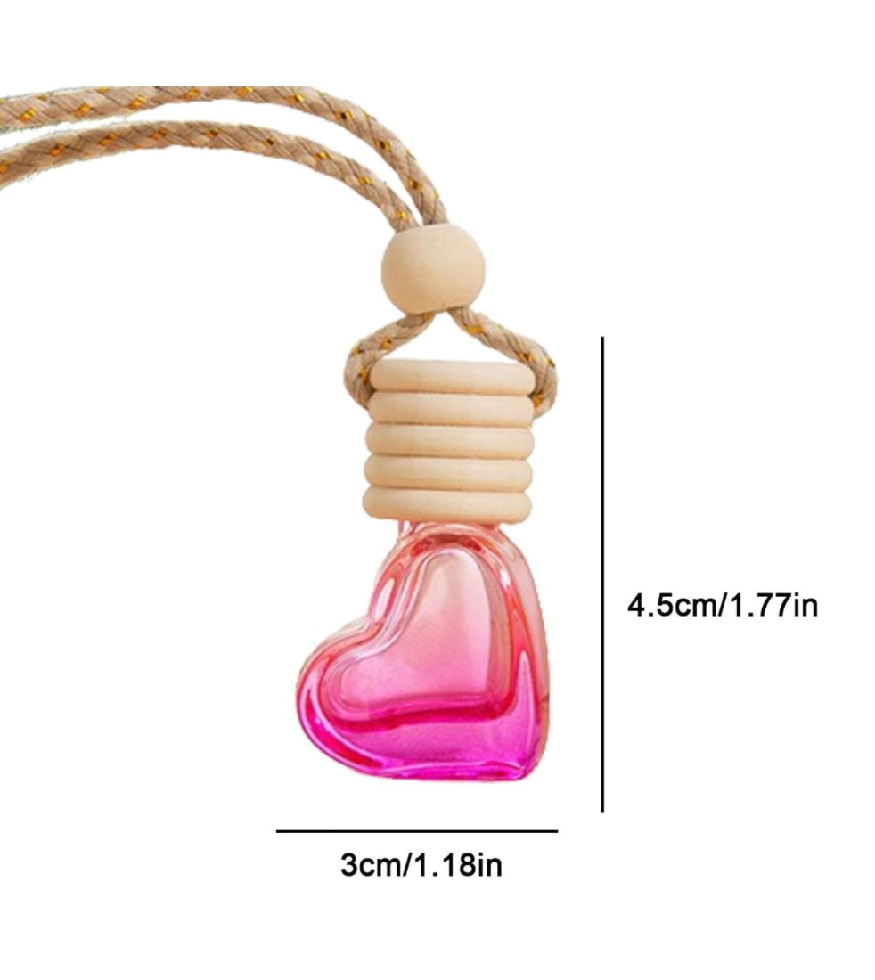 Car Diffuser Heart Mix Colors (Empty) 6 ml