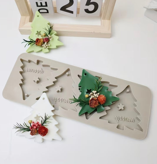 💥DISPONIBLE PRONTO💥 Molde para ambientadores colgantes Arbol de Navidad