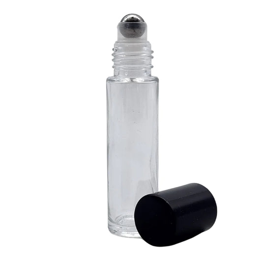 ROLL- ON BOTTLES CRISTAL CLEAR 10 ML (12PCS)