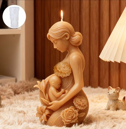 💥DISPONIBLE PRONTO💥 Mother’s Embrace Silicone Mold (Mother & Baby with Flowers)