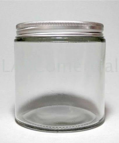 Envase Clear de Cristal Redondo 4 oz