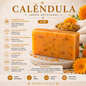 Jabón Artesanal de glicerina Calendula 4 oz (113 g)