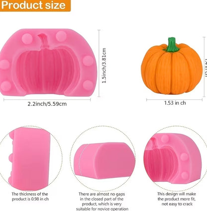 Autumn Silicone Mold Pumpkin 3 D