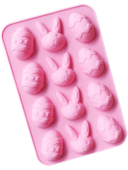 Easter Egg and Bunny Silicone Mold