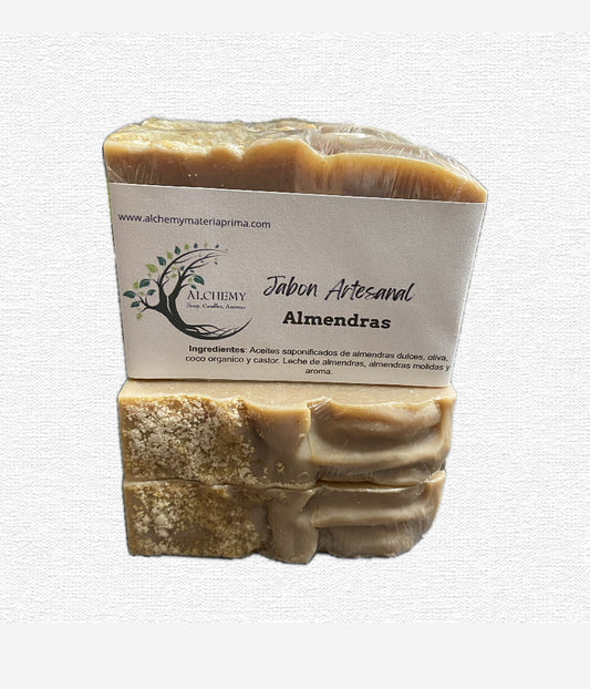 Jabon artesanal de almendras