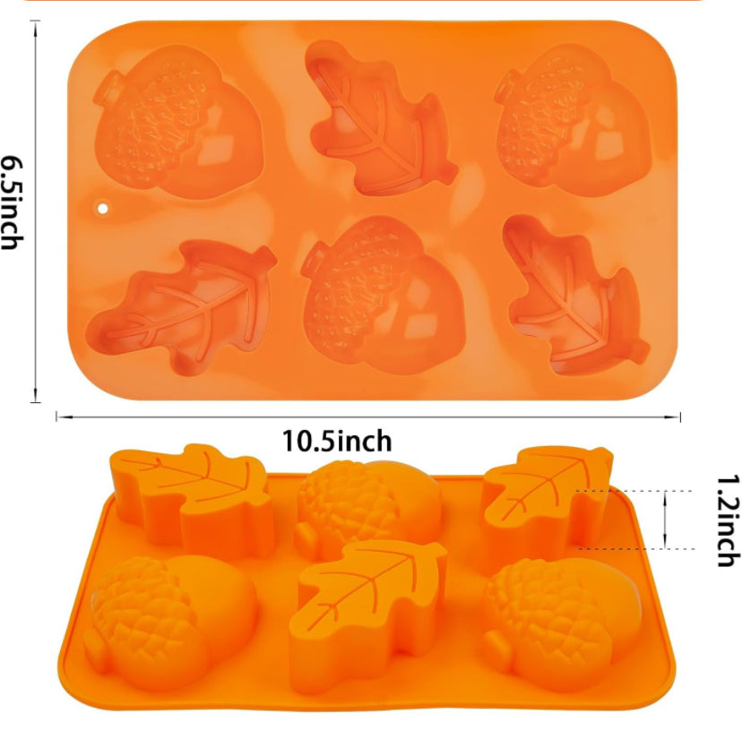 Acorn Leaf Silicone Mold