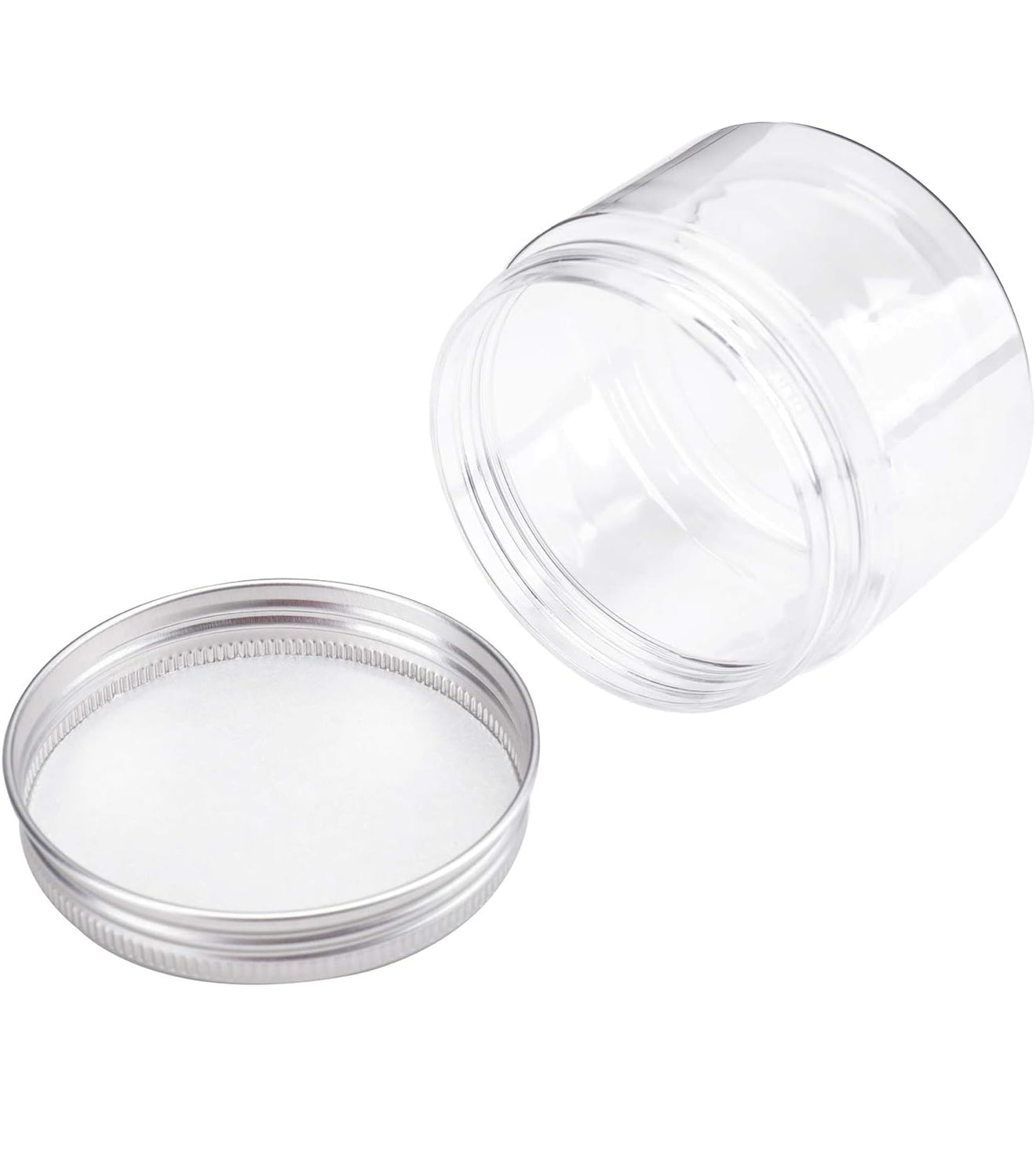 Tarros Plasticos de 4 oz con Tapa de Metal