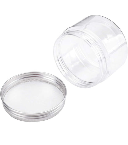 Tarros Plasticos de 4 oz con Tapa de Metal