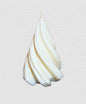 Spiral christmas tree soy wax candle