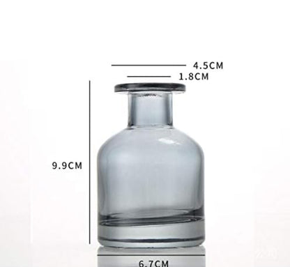 Gray Glass Diffuser Bottle without lid