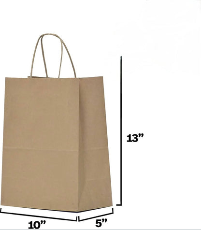Kraft Paper Bag 10”x5”x13” (10 PCS)