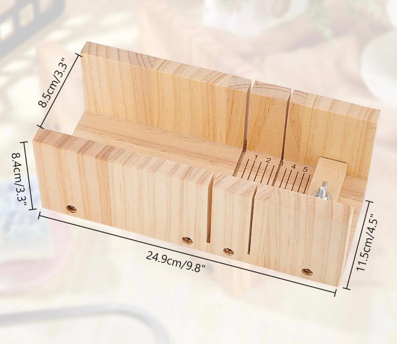 Cortador de madera para jabones artesanales