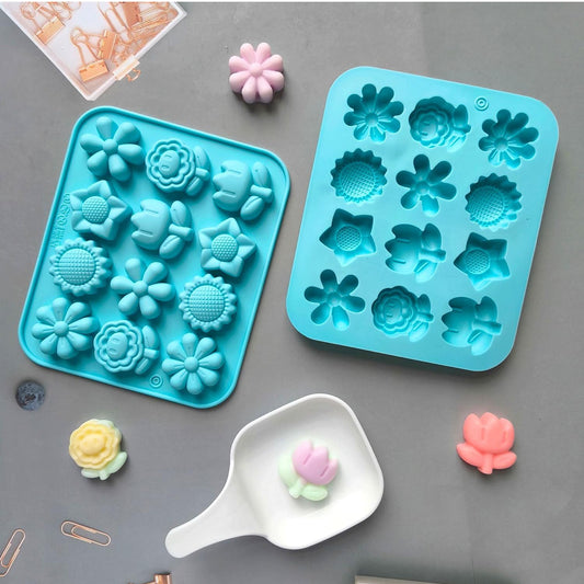 Mix Flowers Silicone Mold