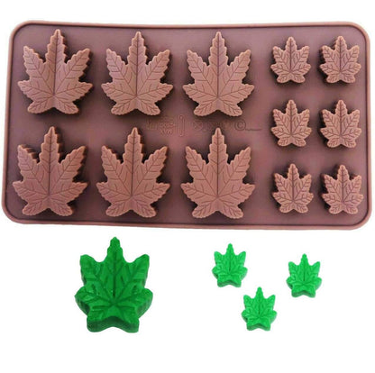 Cannabis Leaf Silicone Mold