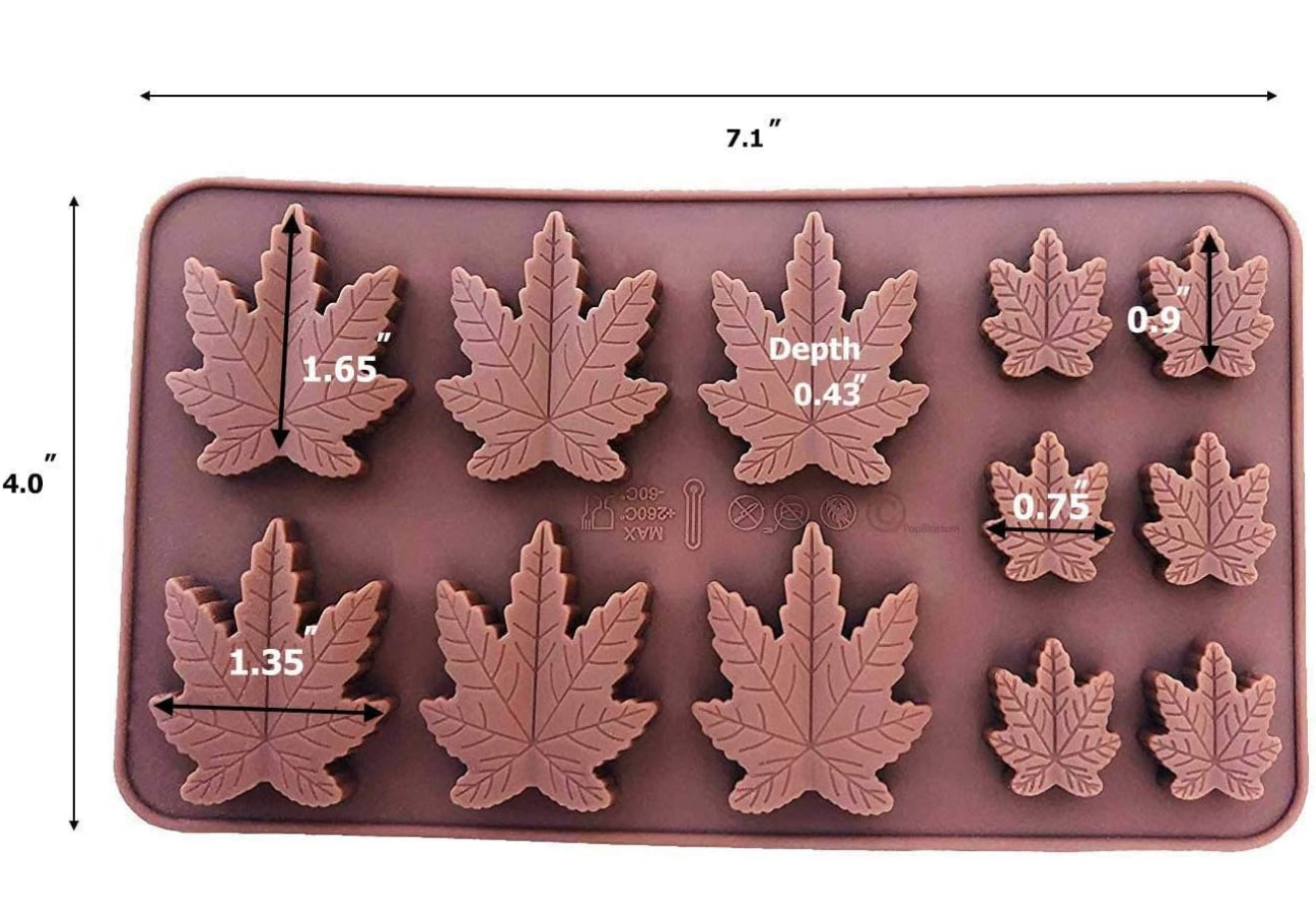 Cannabis Leaf Silicone Mold